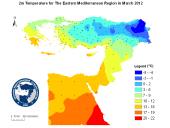 Observed 2m Temperature-2012-03